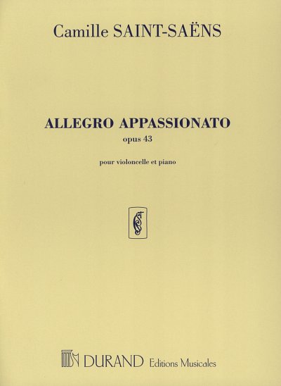 C. Saint-Saëns: Allegro Appassionato opus, VcKlav (KlavpaSt)