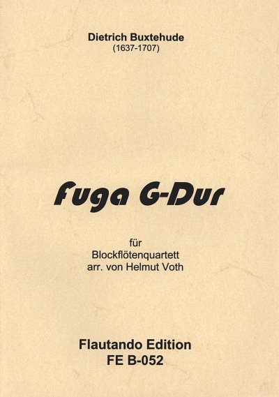 D. Buxtehude: Fuga G-Dur, 4Blf (Pa+St)