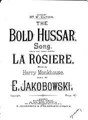 Edward Jakobowski, Harry Monkhouse: The Bold Hussar