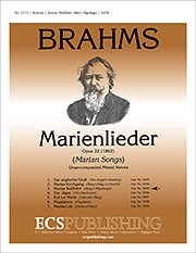 J. Brahms: Marienlieder: No. 3. Marias Wall, Gch;Klav (Chpa)