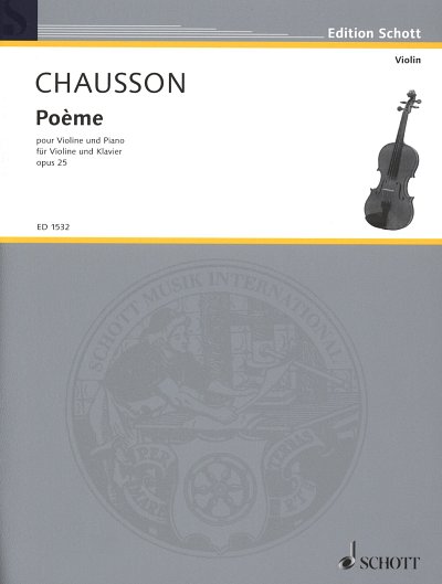 E. Chausson: Poème  Es-Dur op. 25, VlKlav (KlavpaSt)