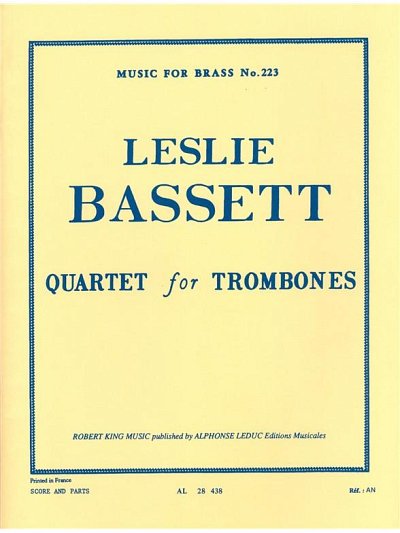 L. Bassett: Leslie Bassett: Quartet (Pa+St)