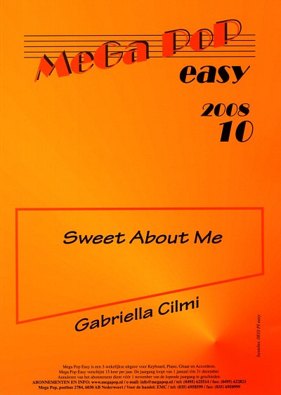 Cilmi Gabriella: Sweet About Me
