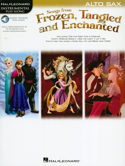 Songs From Frozen, Tangled And Enchanted, ASax (+Audionline)