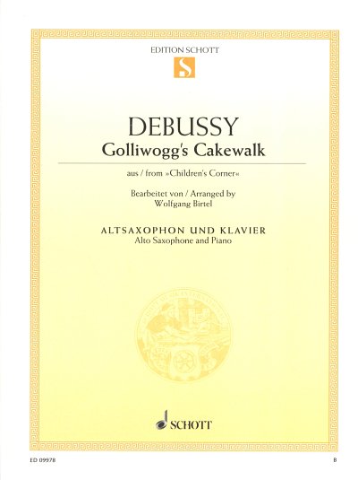 C. Debussy: Golliwogg's Cakewalk, Altsaxophon (Es), Klavier