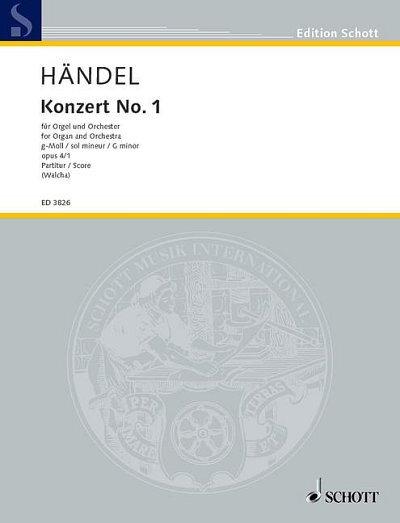 DL: G.F. Händel: Orgel-Konzert Nr. 1 g-Moll, 2ObFagStr (Part