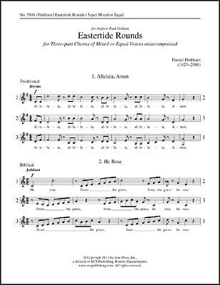 D. Pinkham: Eastertide Rounds