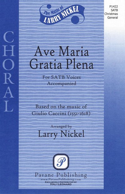 G. Caccini: Ave Maria Gratia Plena, GchKlav (Chpa)