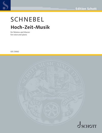 DL: D. Schnebel: Hoch-Zeit-Musik (EA)