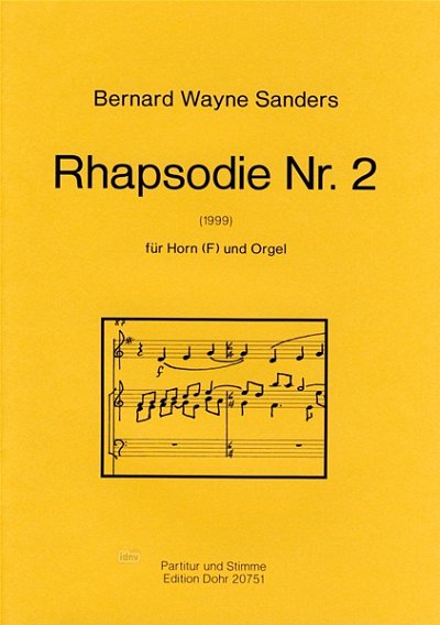 B.W. Sanders: Rhapsodie No. 2 (PaSt)