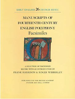 F.L. Harrison: Manuscripts of Fourteenth-Century, Gch (Faks)