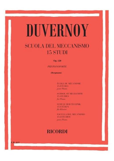 J.-B. Duvernoy: Scuola del meccanismo, Klav