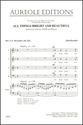 J. Bertalot: All Things Bright and Beautiful