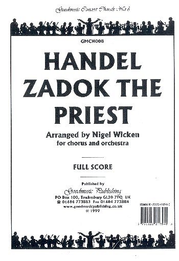 G.F. Händel: Zadok The Priest (Part.)