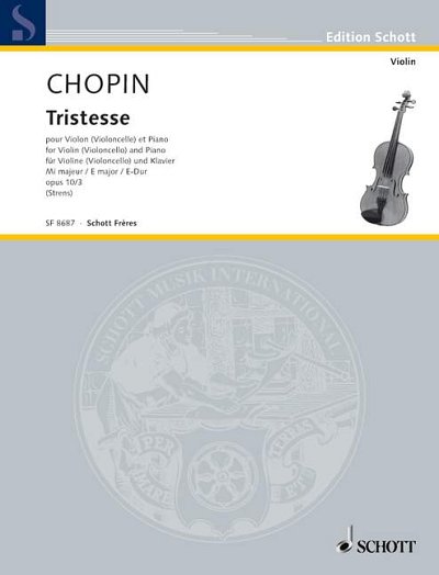 DL: F. Chopin: Tristesse E-Dur, Vl/VcKlv