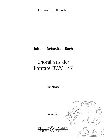 J.S. Bach: Choral BWV 147, Klav
