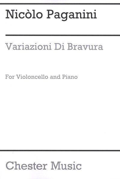 N. Paganini: Variazioni Di Bravura On One, VcKlav (KlavpaSt)