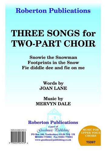 Three Songs For Two Part Choir, Ch2Klav (Chpa)