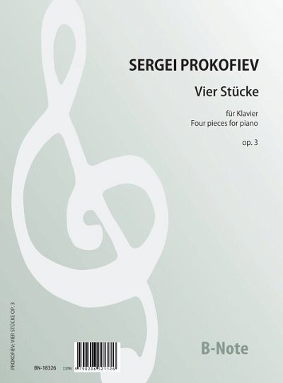 S. Prokofjev: Four pieces  op. 4