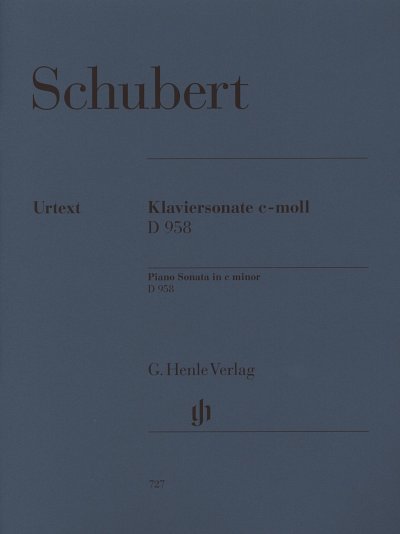 F. Schubert: Klaviersonate c-Moll D 958 , Klav