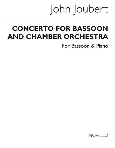 J. Joubert: Concerto For Bassoon (With Piano R, FagKlav (Bu)