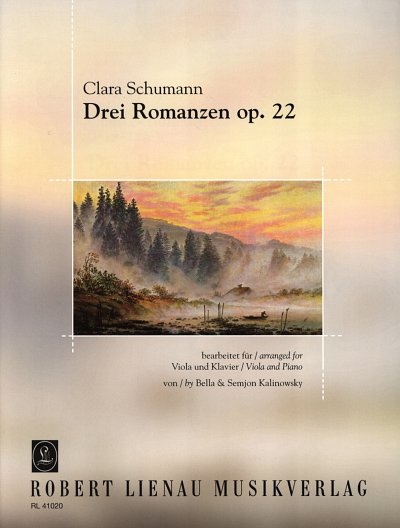 AQ: C. Schumann: Drei Romanzen op. 22, VaKlv (Klavp (B-Ware)