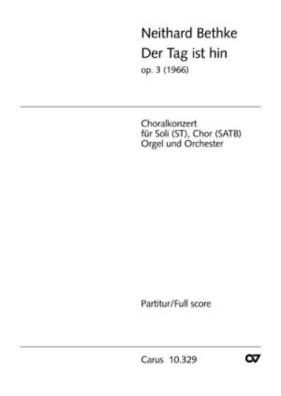 N. Bethke: Choralkonzert op. 3