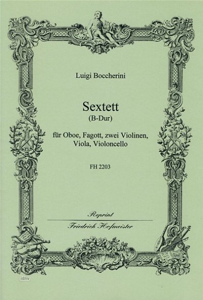L. Boccherini: Sextett B-Dur für Oboe, Fagott, 2 Violinen