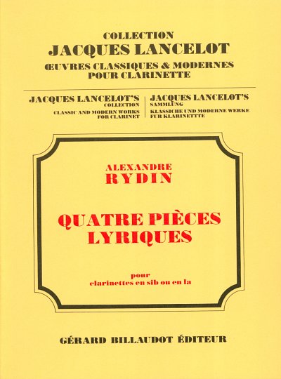 A. Rydin: 4 Pièces lyriques, Klar