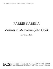 B. Cabena: Variants in Memoriam John Cook, Org