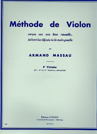 A. Massau: Méthode de violon 4, Viol