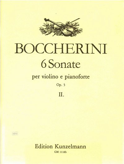 L. Boccherini: 6 Sonaten op. 5, VlKlav (KlavpaSt)