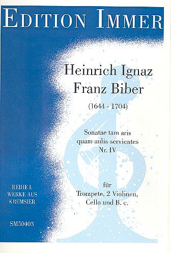 H.I.F. Biber: Sonate Nr. 4, TrpStrBc (Pa+St)