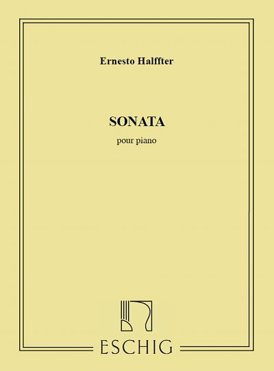 E. Halffter: Sonate, Pour Piano