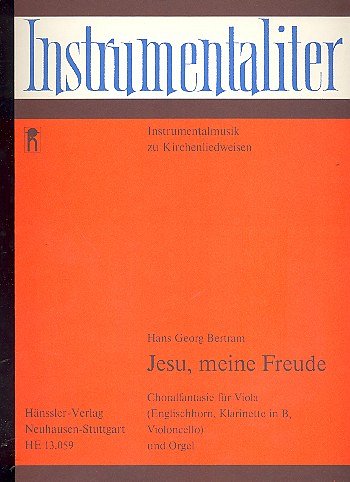 H.G. Bertram: Jesu, meine Freude Choralfantasie / Partitur /