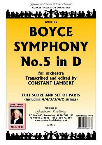 W. Boyce: Symphony No.5, Sinfo (Pa+St)