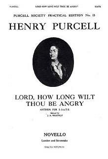 H. Purcell: Lord How Long Wilt Thou Be Angry?
