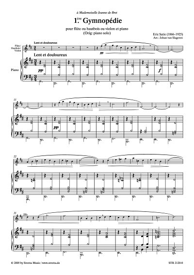 DL: E. Satie: Gymnopedie Nr. 1 aus 