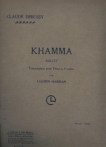 C. Debussy: Khamma 4 Mains , Klav4m (Sppa)