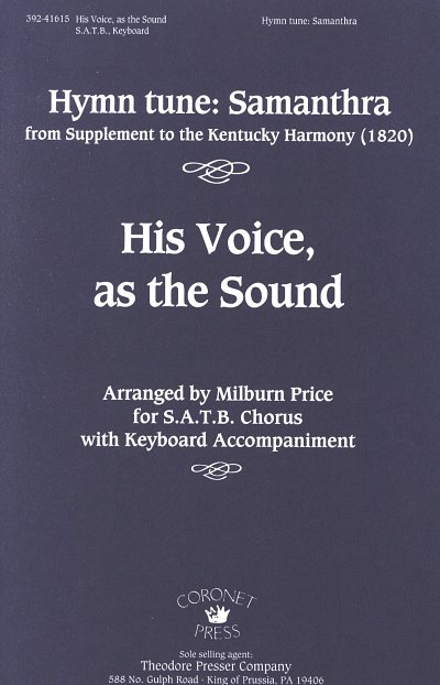 M. Price: His Voice, As the Sound, GchKlav/KeGi (Part.)