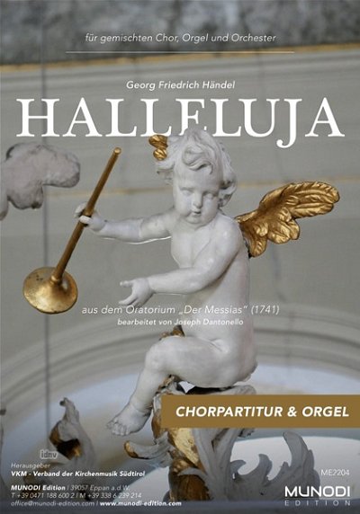G.F. Händel: Halleluja D-Dur, GchOrchOrg (Orgpa)
