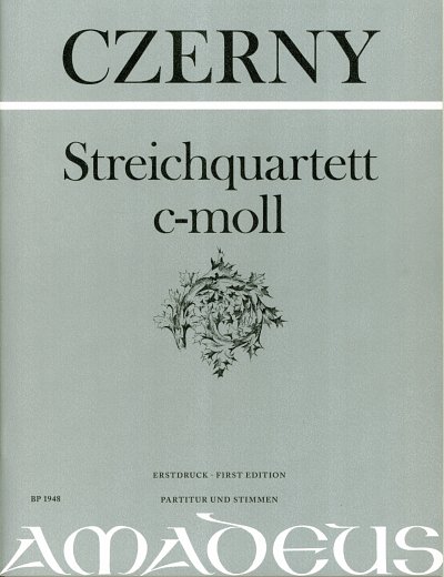 C. Czerny: Streichquartett c-Moll, 2VlVaVc (Pa+St)