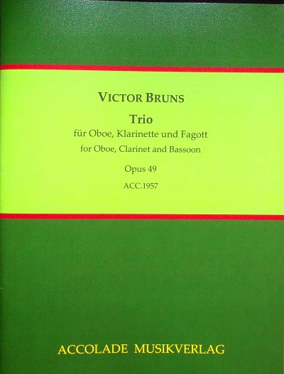 V. Bruns: Trio op. 49, ObKlarFg (Pa+St)