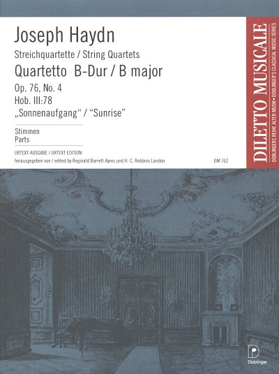 J. Haydn: Quartett B-Dur Op 76/4 Hob 3/78 (Sonnenaufgang)