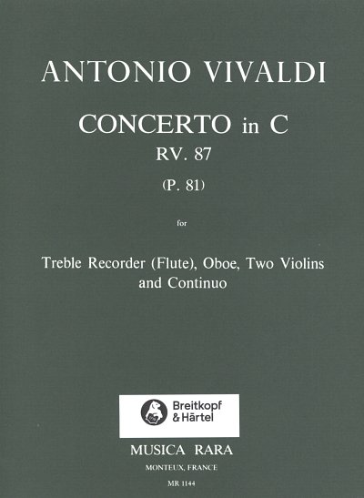 A. Vivaldi: Concerto C-Dur Rv 87 (P 81)