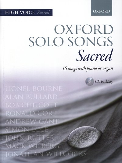 Oxford Solo Songs - Sacred  16 Songs with Piano or Organ  /