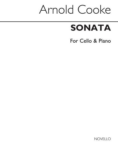 A. Cooke: Cello Sonata with Piano Accompa, VcKlav (KlavpaSt)