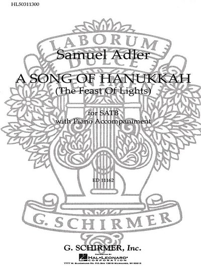 Song Of Hanukkah Feast Of Lights, GchKlav (Chpa)