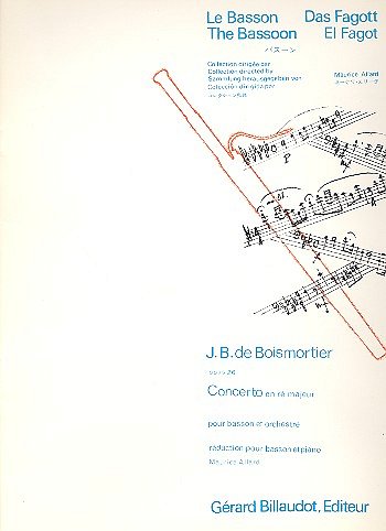 J.B. de Boismortier: Concerto En Re Majeur Opus 26, FagKlav