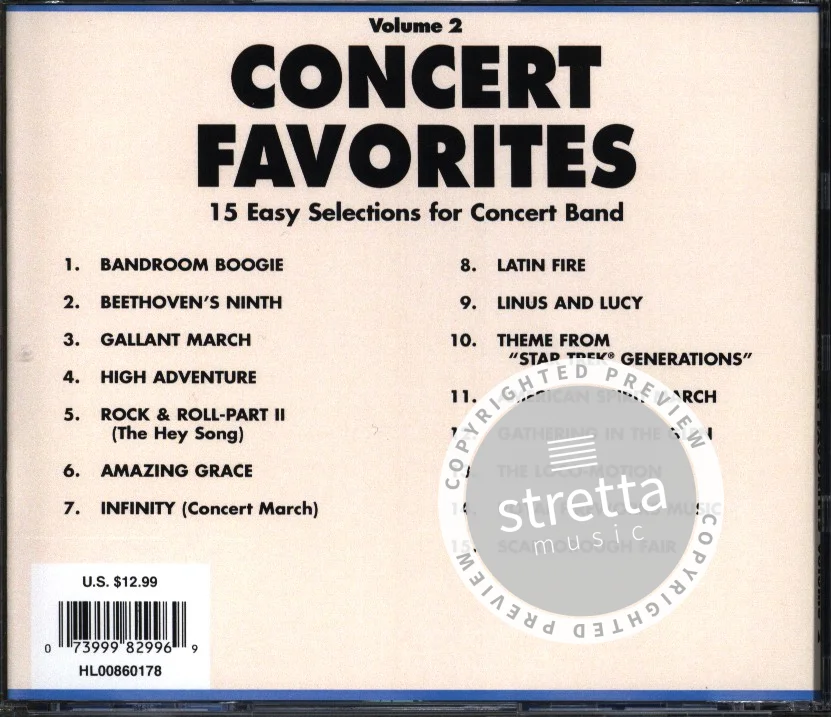 Concert Favorites 2, Blkl/Jublas (CD) (1)